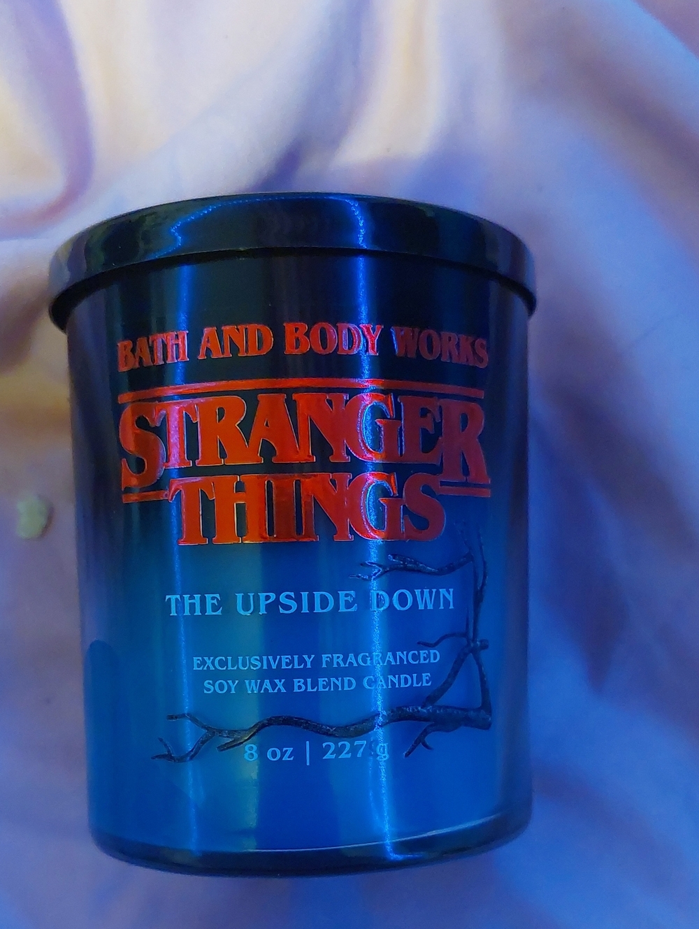 Bath & Body Works Stranger Things 'The Upside Down' Scented Candle - Blue